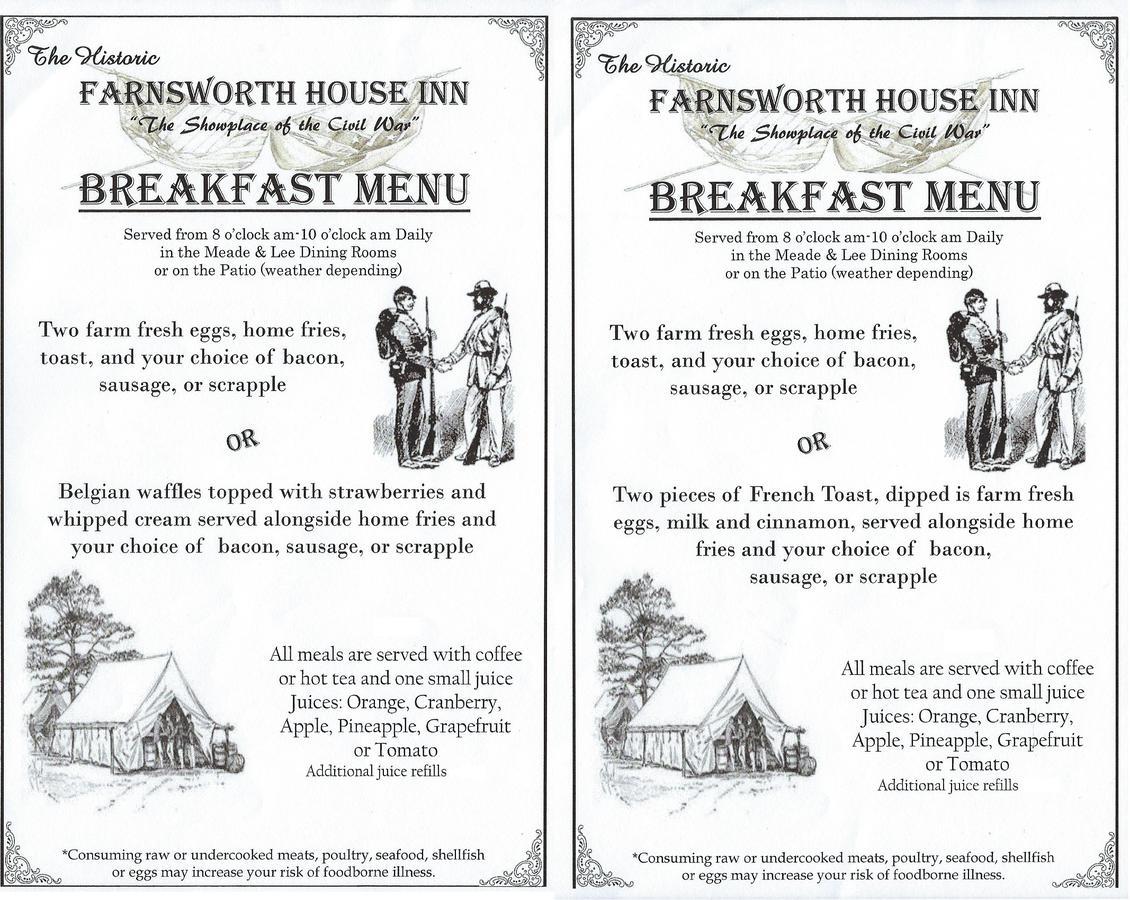Farnsworth House Inn Gettysburg Buitenkant foto